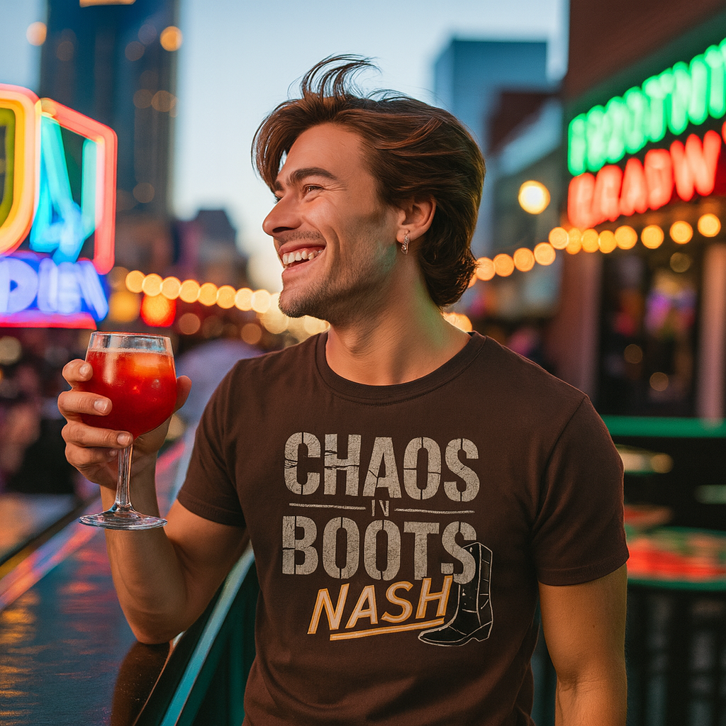 Nashville #3 Chaos in Boots T-Shirt