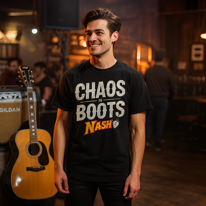 Nashville #9 Chaos in Boots T-Shirt