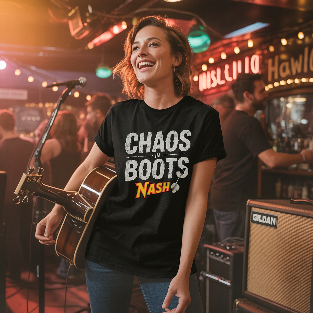 Nashville #9 Chaos in Boots T-Shirt