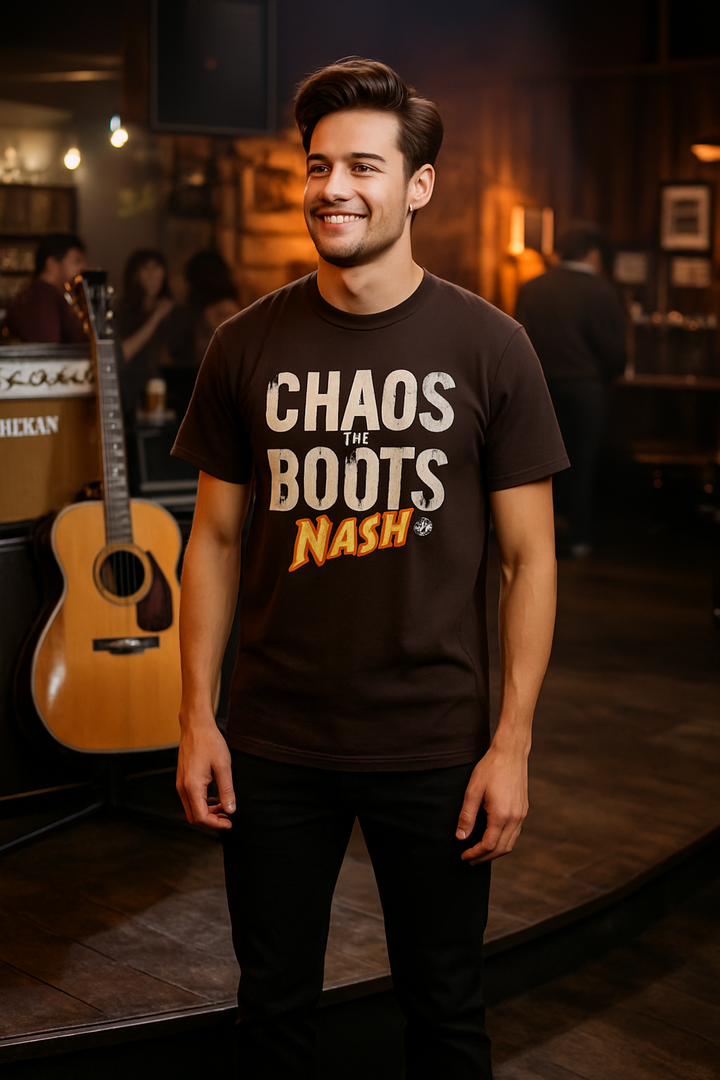 Nashville #9 Chaos in Boots T-Shirt