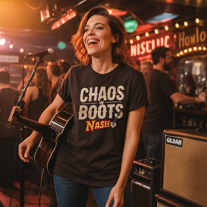 Nashville #9 Chaos in Boots T-Shirt
