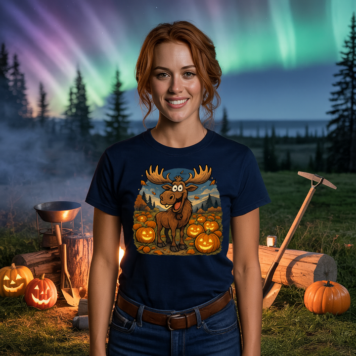 Happy Moose Halloween T-Shirt