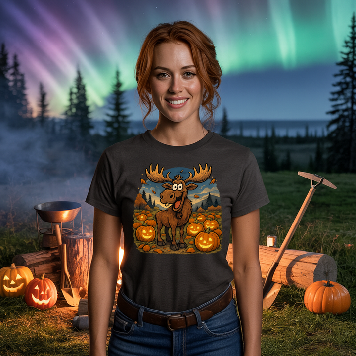 Happy Moose Halloween T-Shirt