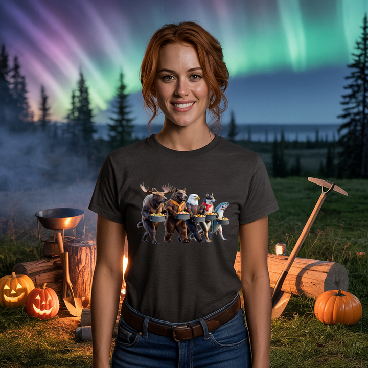 Alaska Halloween Wildlife Parade T-Shirt
