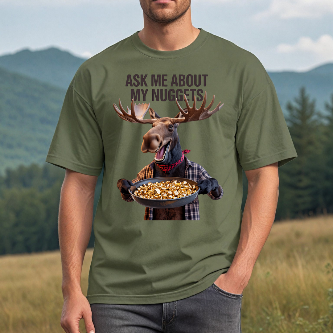 Ask Me About My Nuggets T-Shirt