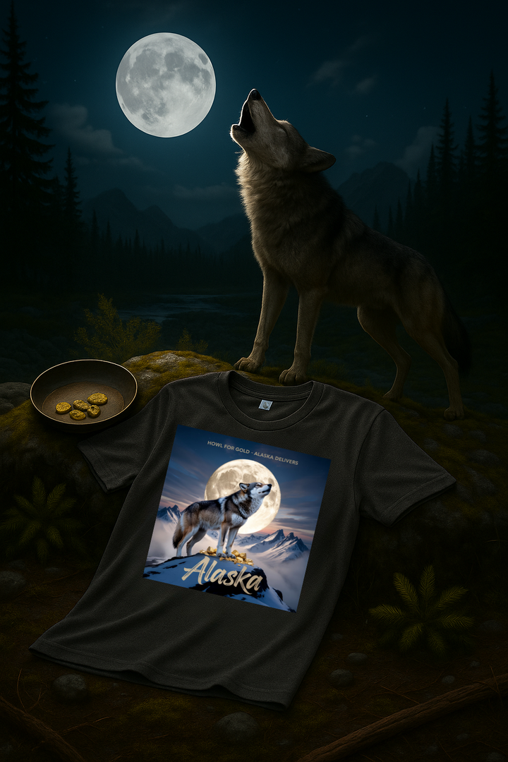 Howl for Gold, Alaska Delivers T-Shirt