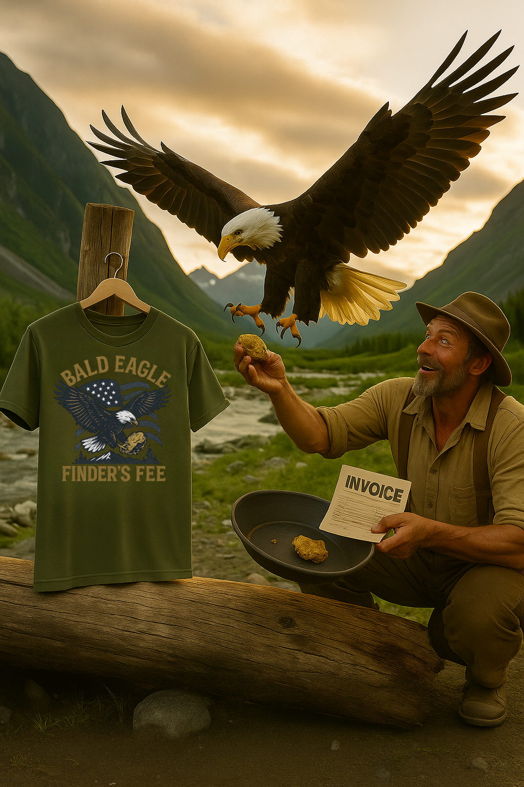 Bald Eagle Finder's Fee T-Shirt