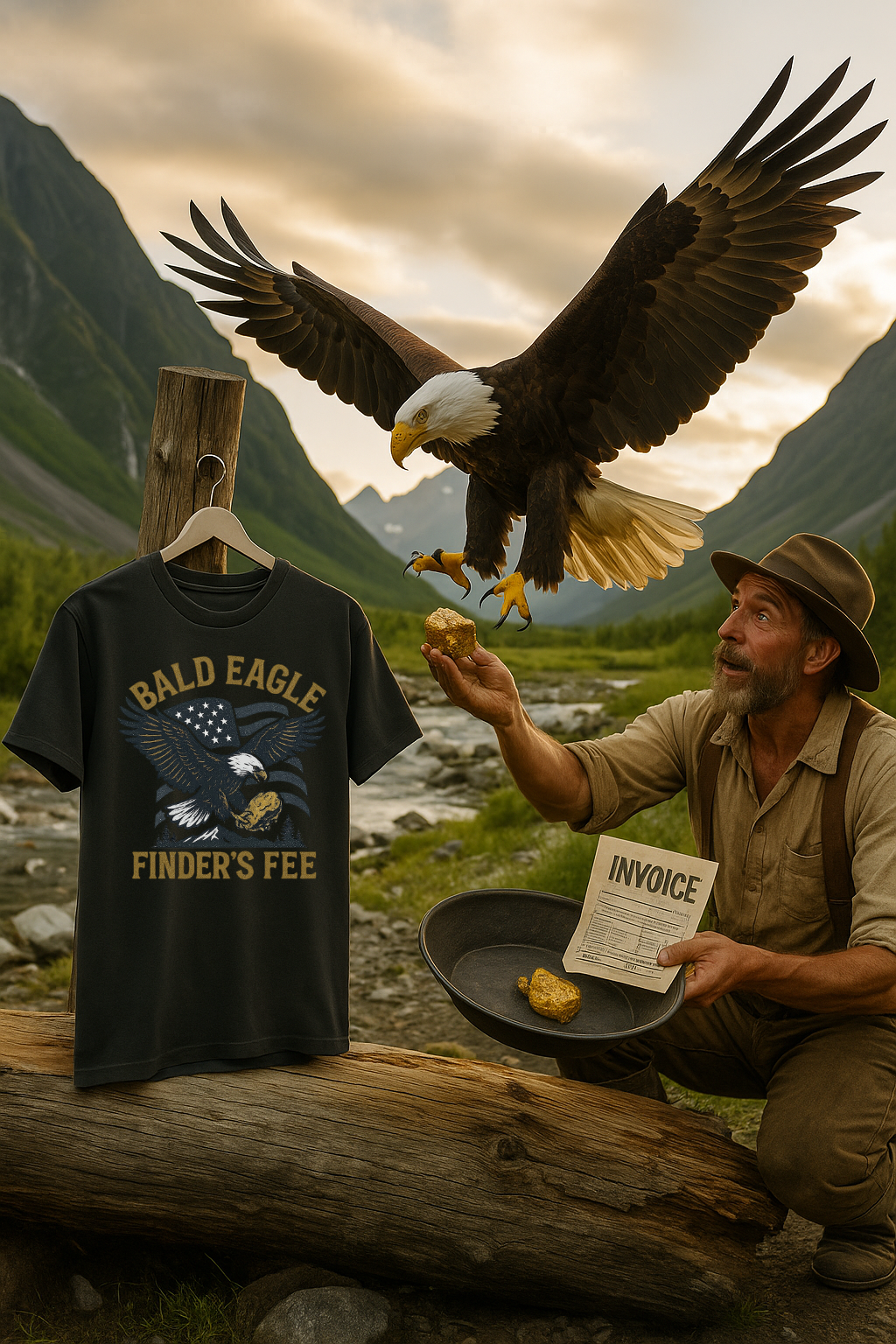 Bald Eagle Finder's Fee T-Shirt