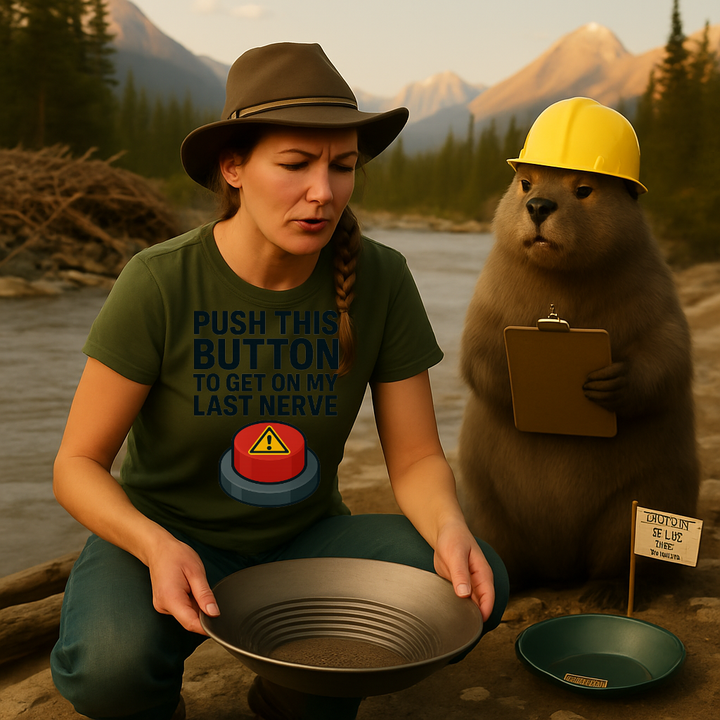 Push This Button to Get on My Last Nerve T-Shirt