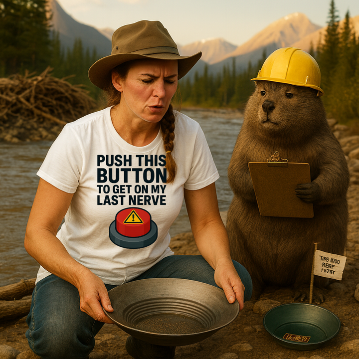 Push This Button to Get on My Last Nerve T-Shirt