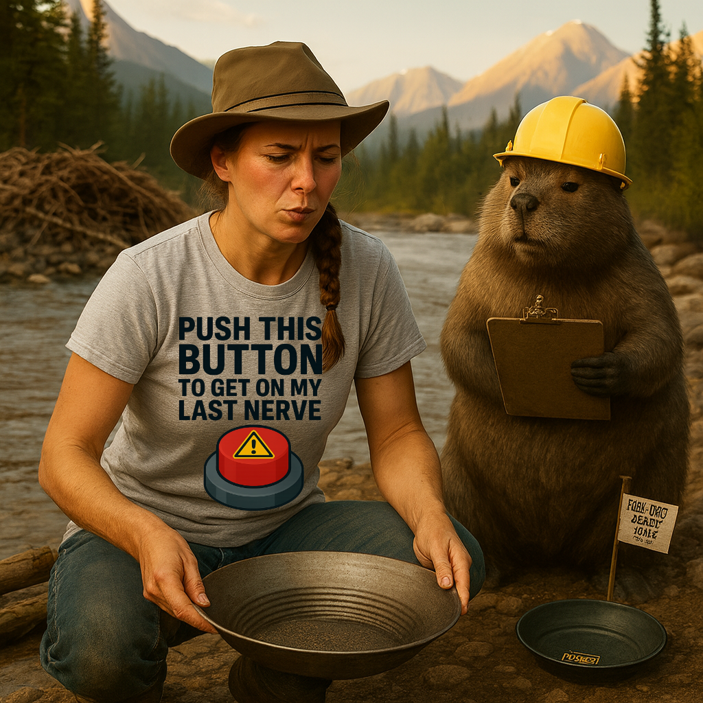 Push This Button to Get on My Last Nerve T-Shirt