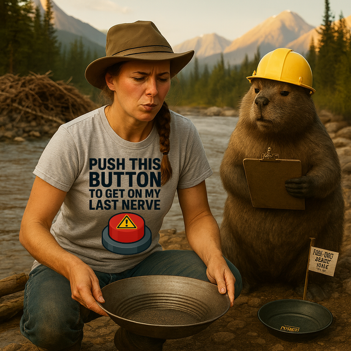 Push This Button to Get on My Last Nerve T-Shirt