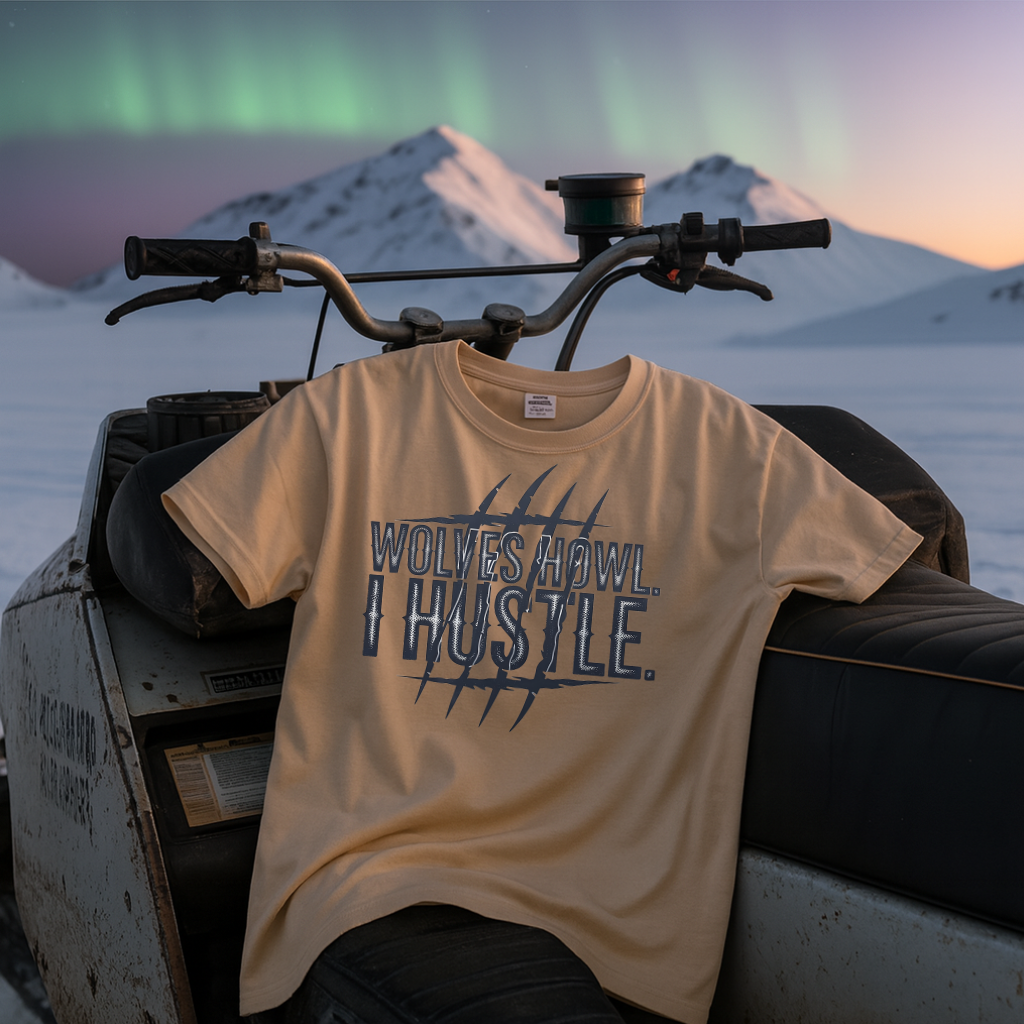 Wolves Howl, I Hustle T-Shirt
