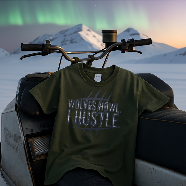 Wolves Howl, I Hustle T-Shirt
