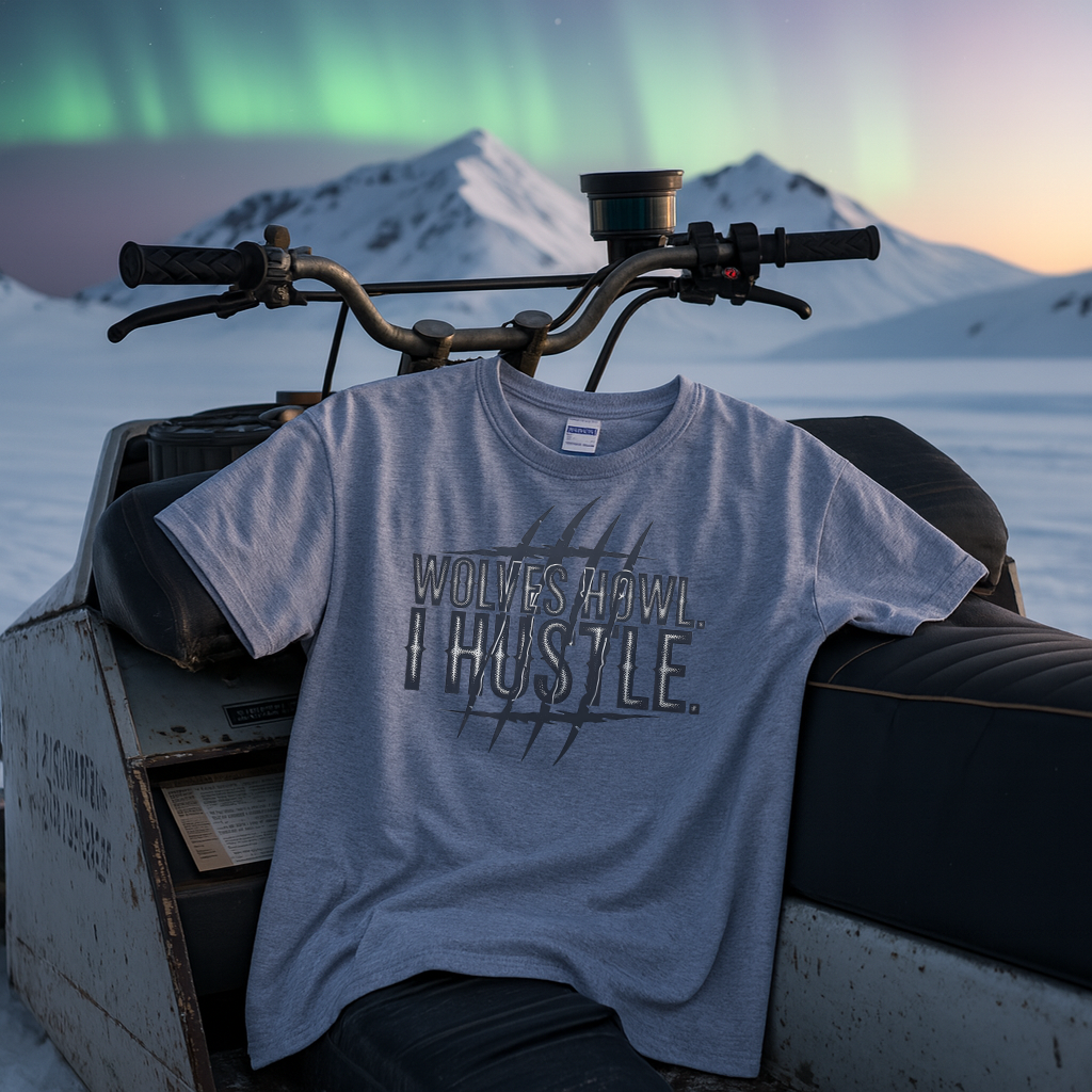 Wolves Howl, I Hustle T-Shirt