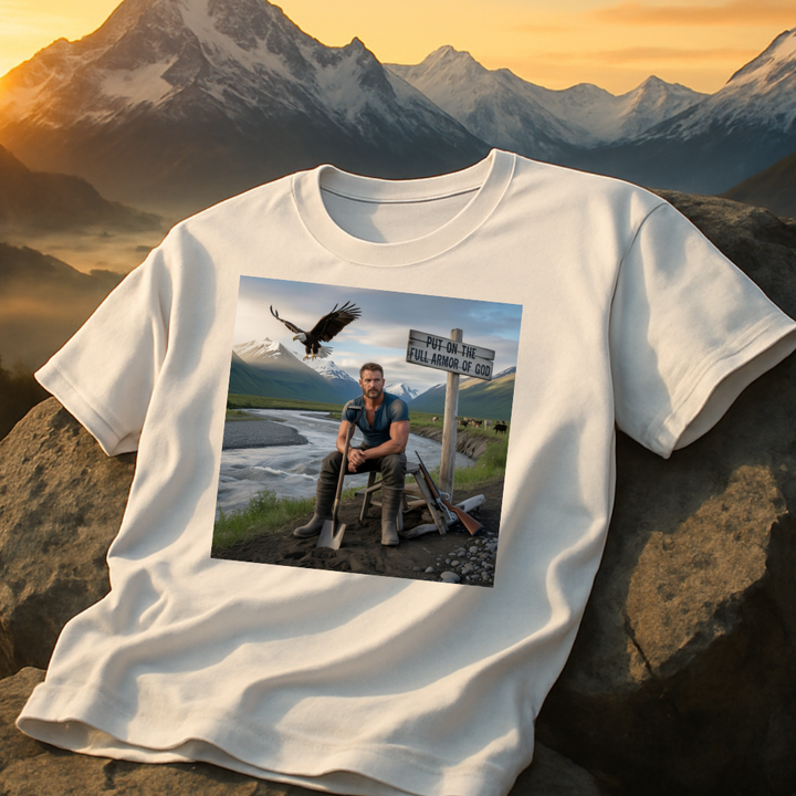 Put on the Full Armor of God (sitting) T-Shirt