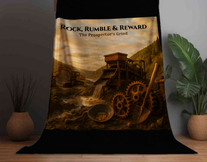 Sherpa Fleece Blanket - Rock, Rumble & Reward Design