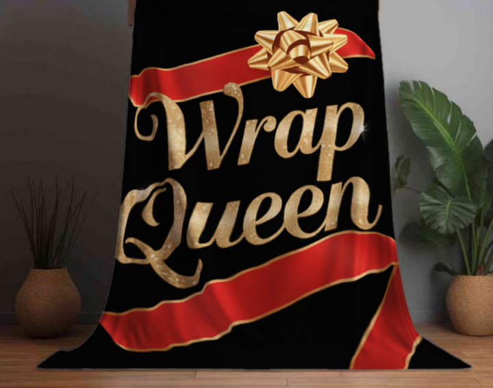 Sherpa Fleece Blanket – Wrap Queen Holiday Design