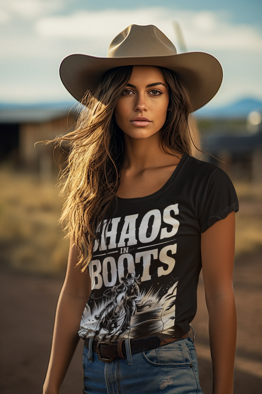 Chaos in Boots - Barrel Queen #1 T-Shirt