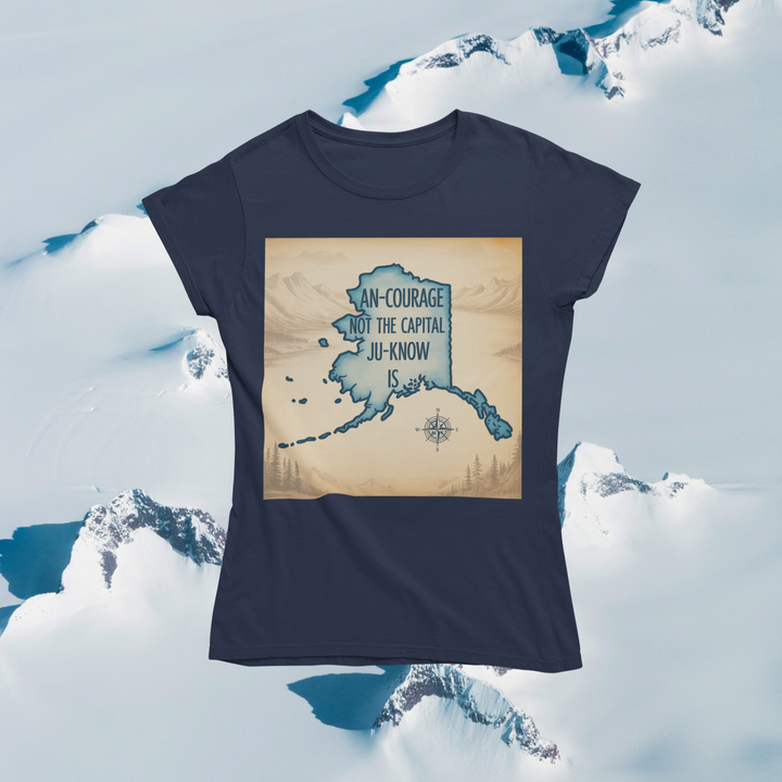 An-Courage Wilderness Map Edition T-Shirt