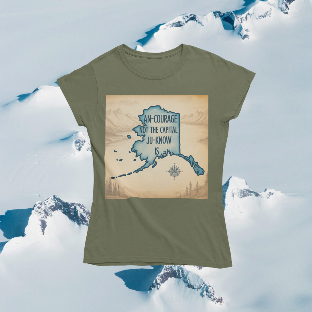 An-Courage Wilderness Map Edition T-Shirt