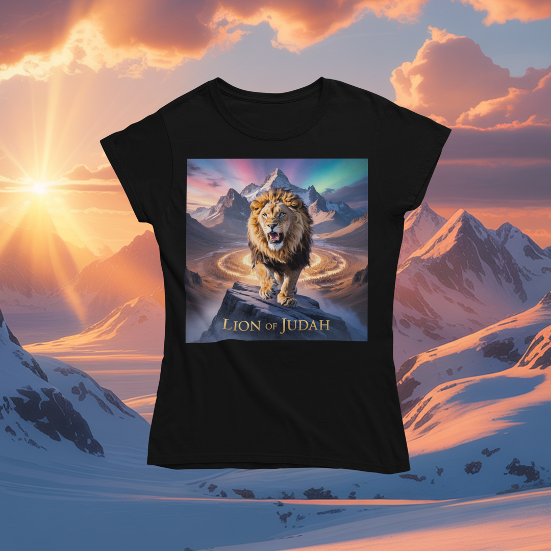 Lion of Judah T-Shirt – Strength, Faith & Courage