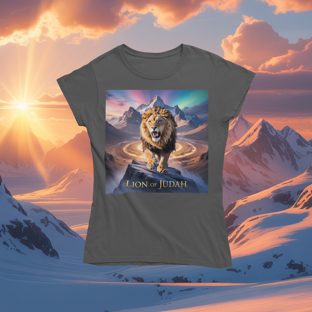 Lion of Judah T-Shirt – Strength, Faith & Courage