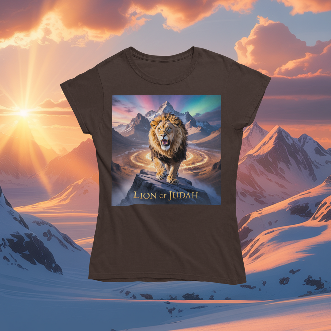 Lion of Judah T-Shirt – Strength, Faith & Courage