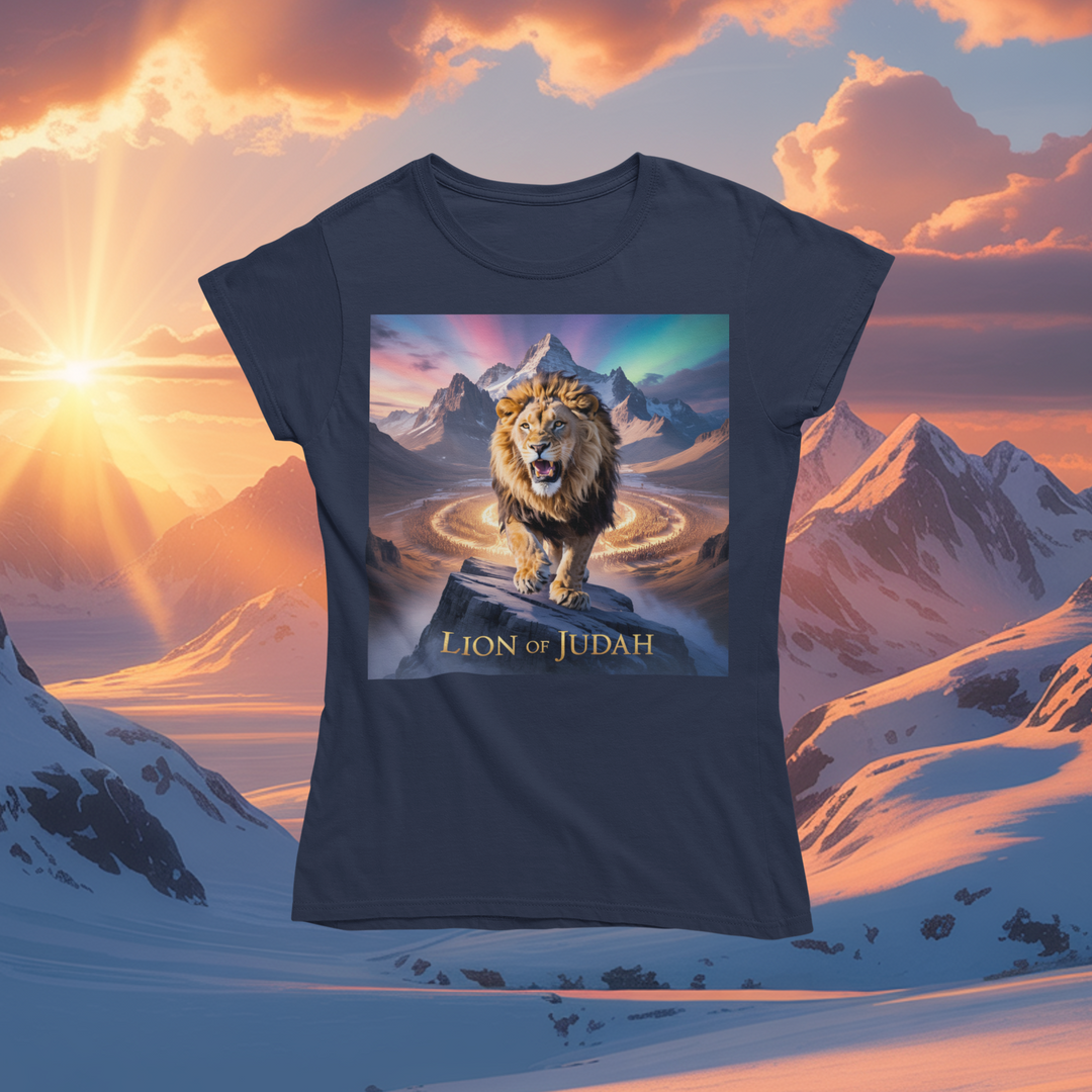 Lion of Judah T-Shirt – Strength, Faith & Courage