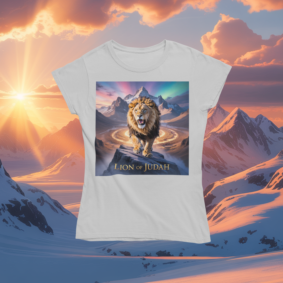 Lion of Judah T-Shirt – Strength, Faith & Courage