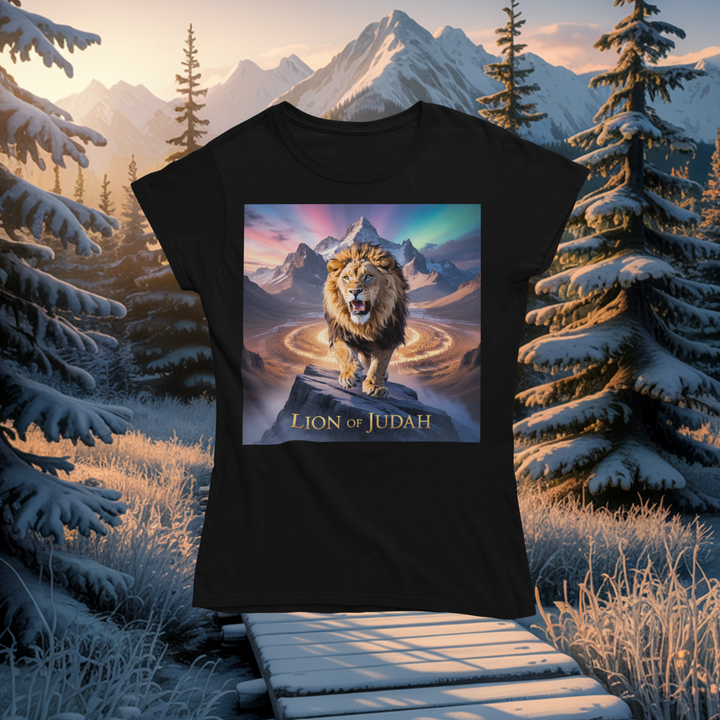 Lion of Judah T-Shirt – Strength, Faith & Courage