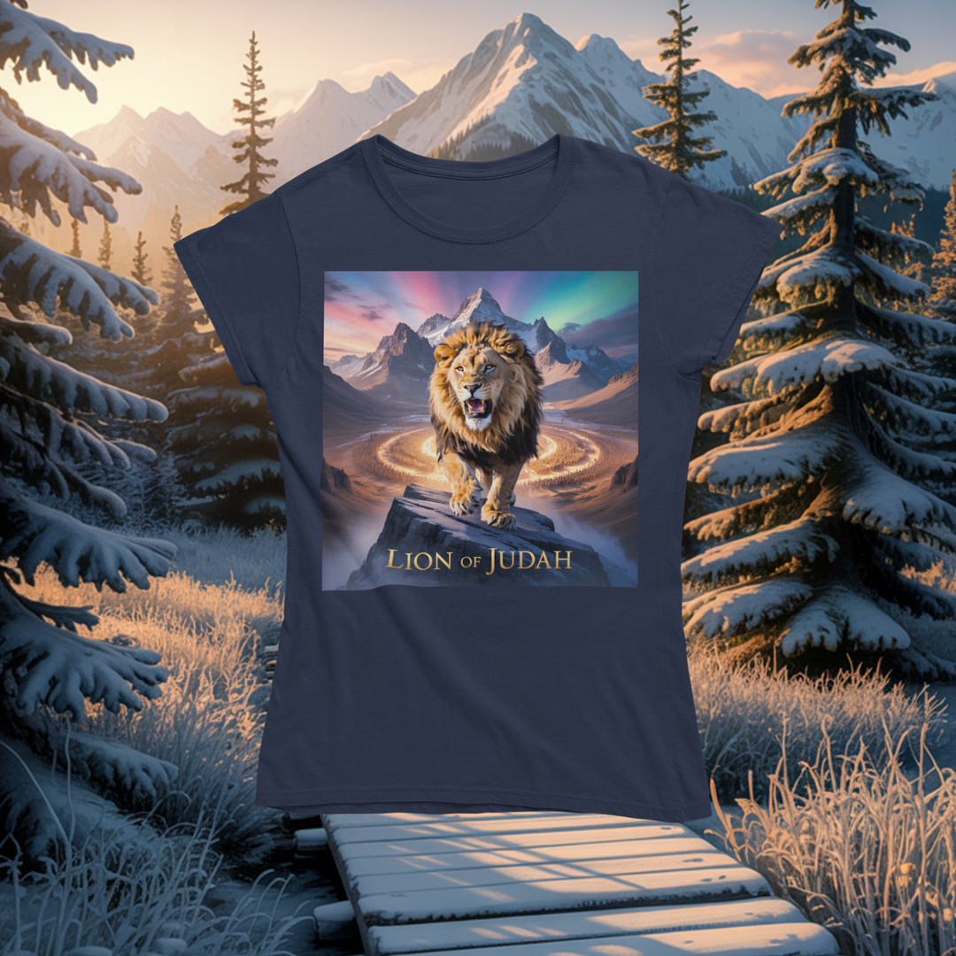 Lion of Judah T-Shirt – Strength, Faith & Courage