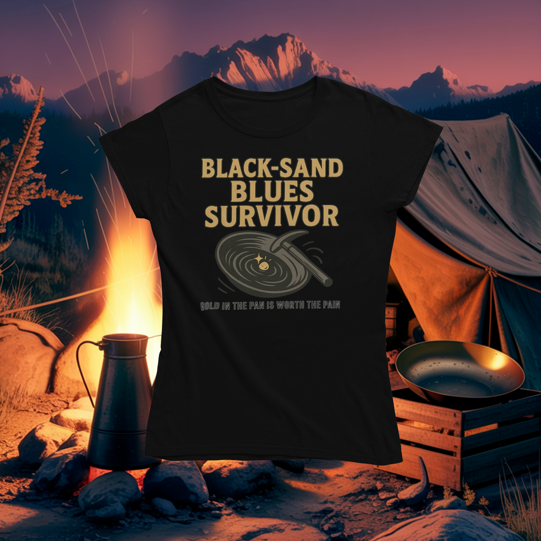 Black Sand Blues Survivor T-Shirt