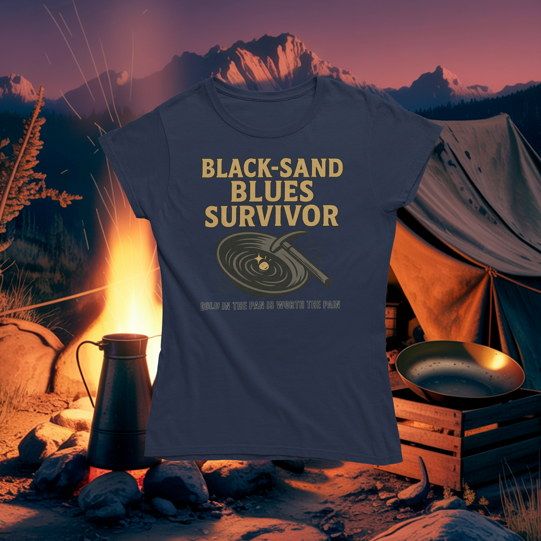 Black Sand Blues Survivor T-Shirt