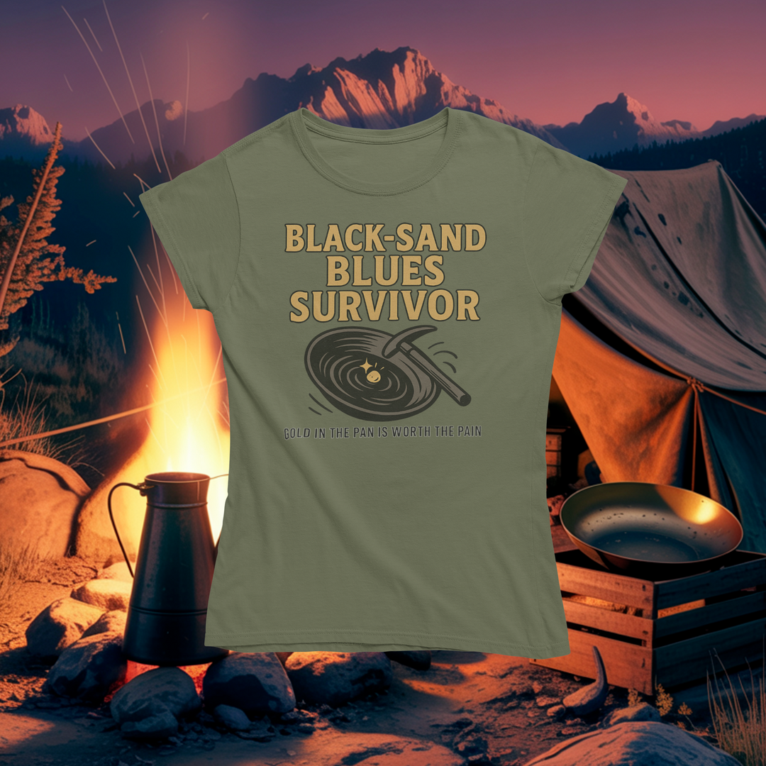 Black Sand Blues Survivor T-Shirt