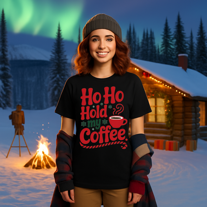 Ho Ho Hold My Coffee T-Shirt