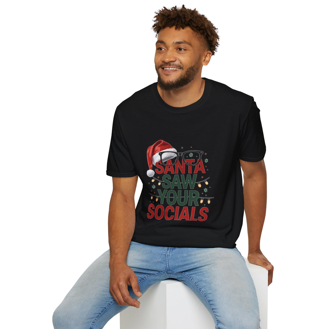 Santa Saw Your Socials T-Shirt