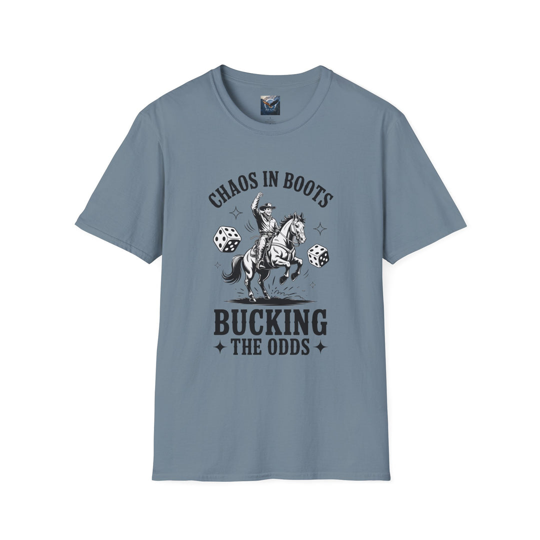 Chaos in Boots - Bucking the Odds T-Shirt