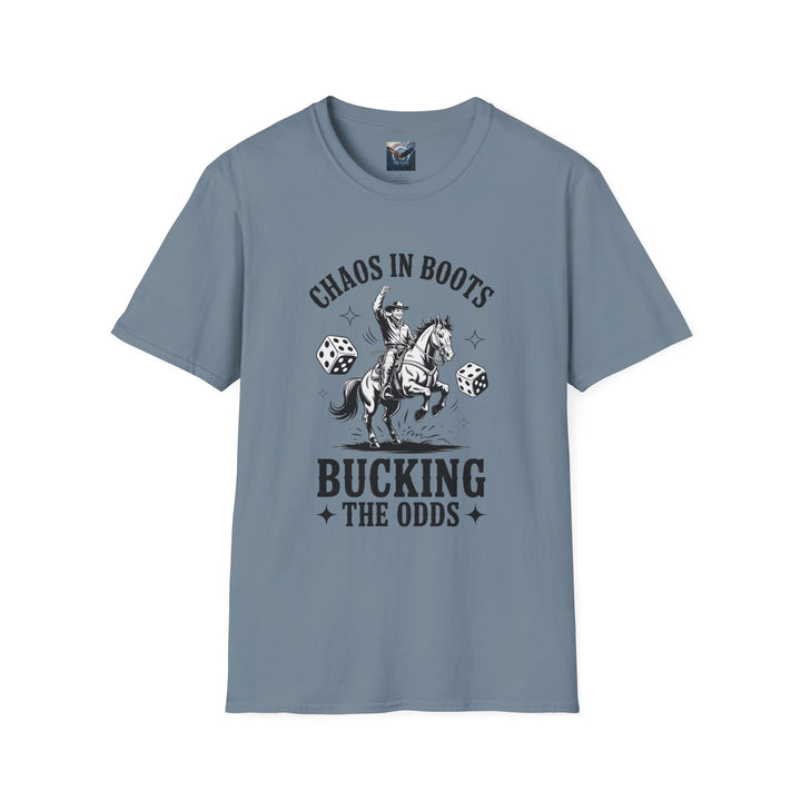 Chaos in Boots - Bucking the Odds T-Shirt
