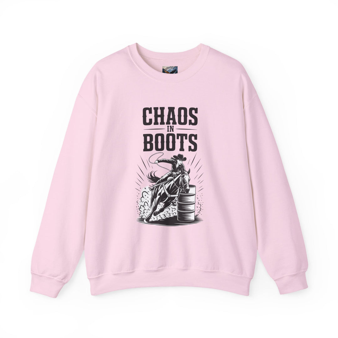 Chaos in Boots Barrel Queen #2 Crewneck Sweatshirt