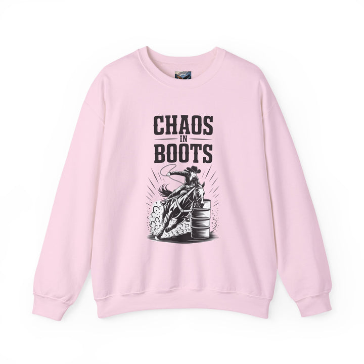 Chaos in Boots Barrel Queen #2 Crewneck Sweatshirt