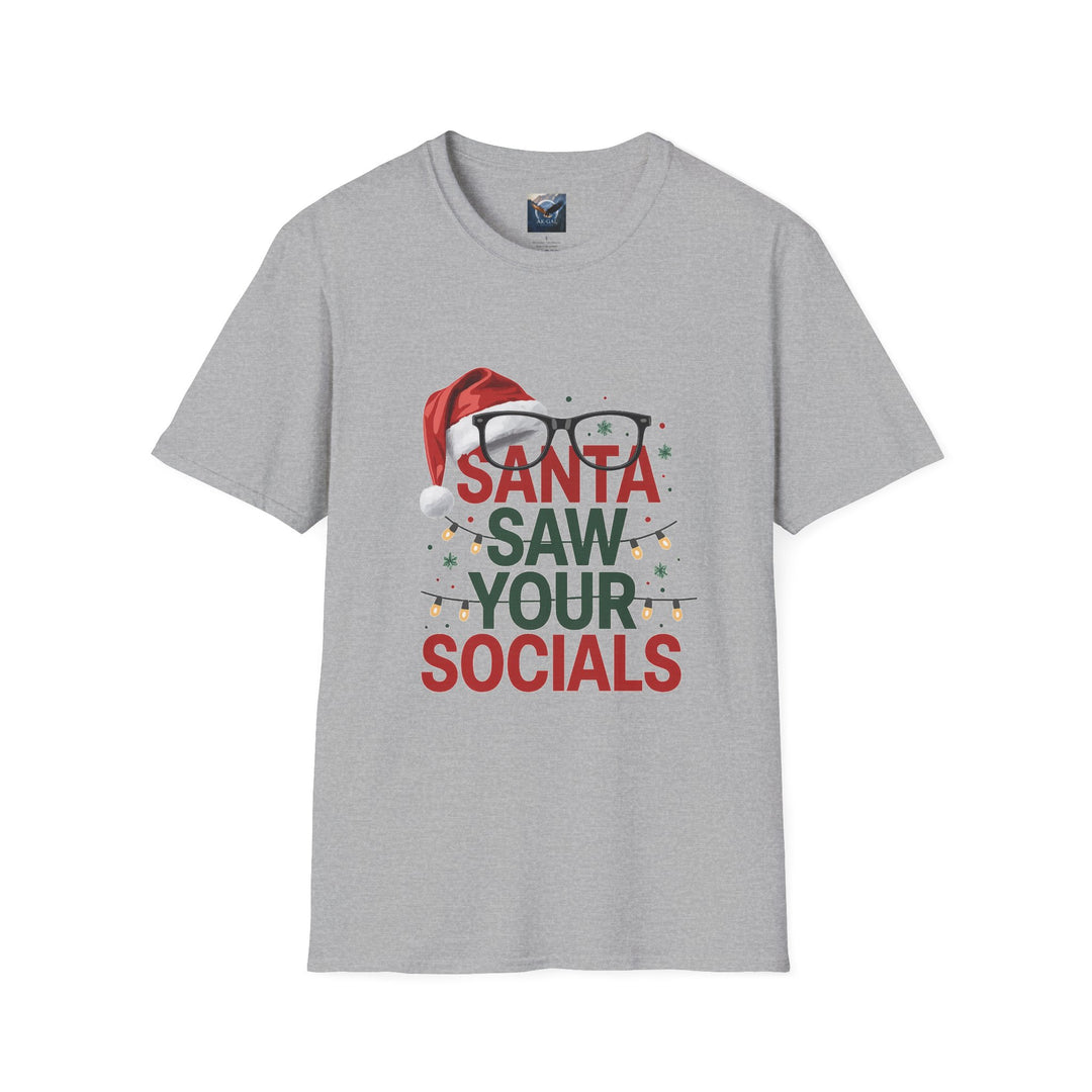Santa Saw Your Socials T-Shirt