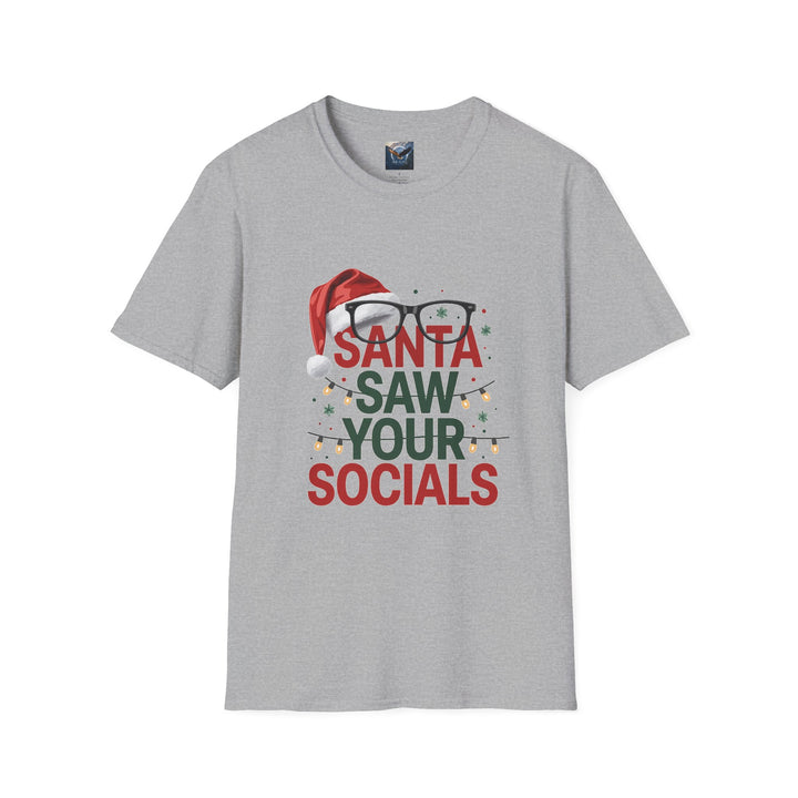 Santa Saw Your Socials T-Shirt