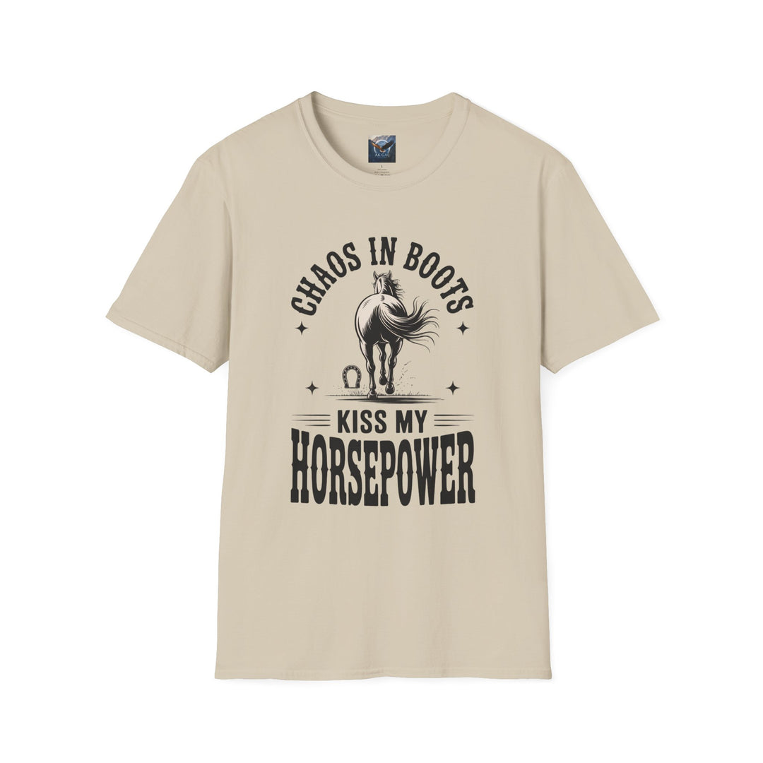 Chaos in Boots - Kiss My Horsepower T-Shirt
