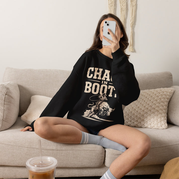 Chaos in Boots Raging Bull Sweatshirt