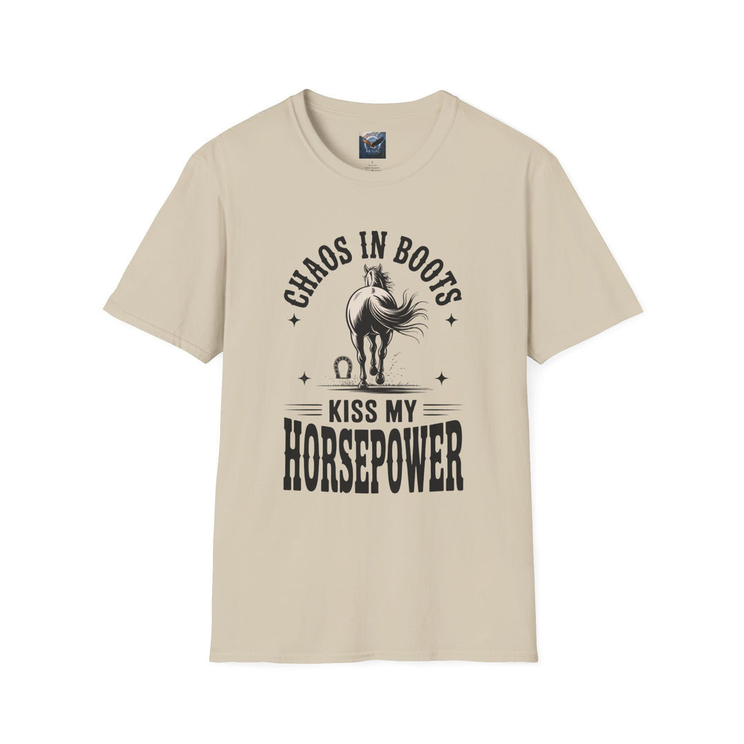 Chaos in Boots - Kiss My Horsepower T-Shirt