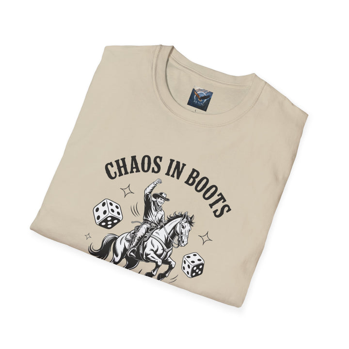 Chaos in Boots - Bucking the Odds T-Shirt