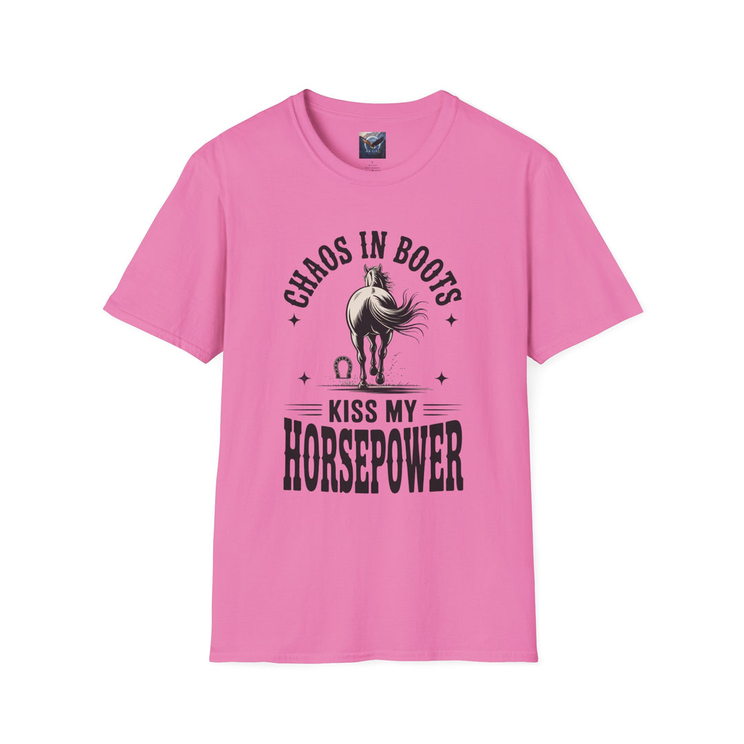 Chaos in Boots - Kiss My Horsepower T-Shirt