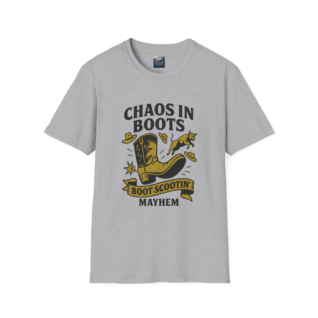 Chaos in Boots - Boot Scootin' Mayhem T-Shirt