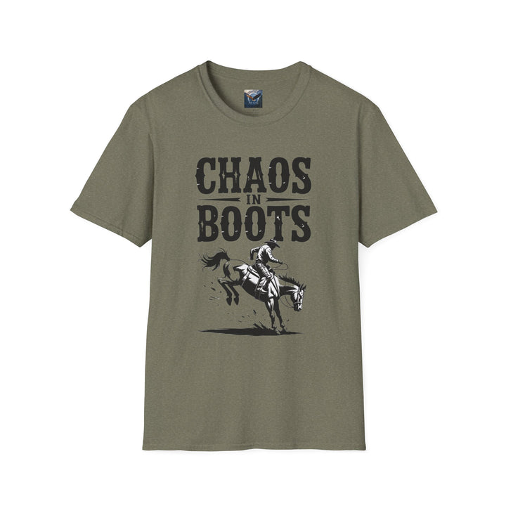 Chaos in Boots - Bronc T-Shirt
